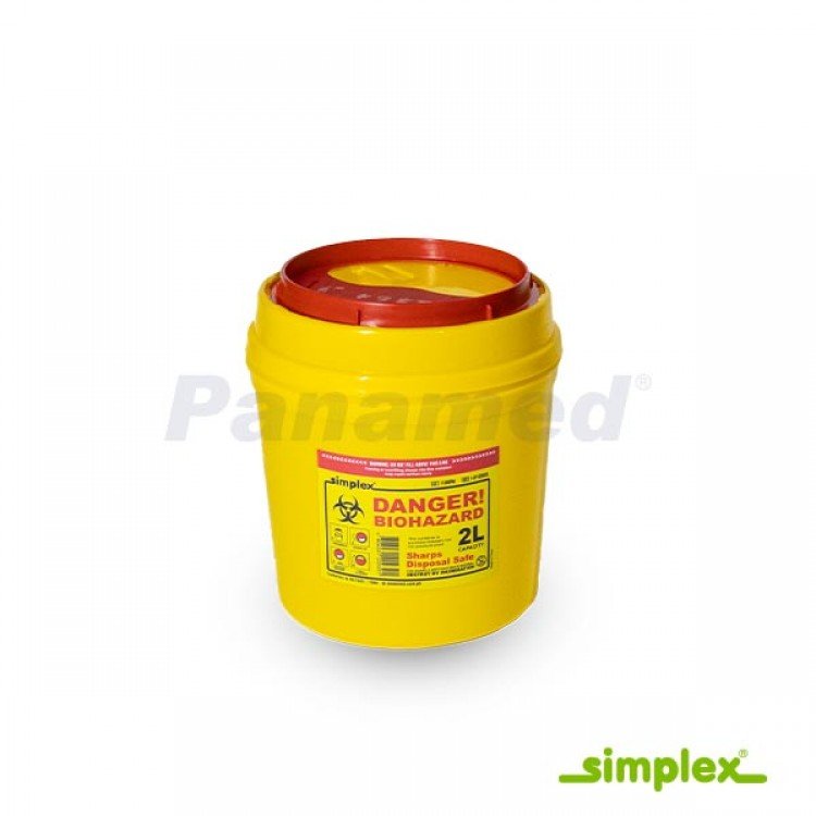 Simplex Sharps Disposal Safe 2L